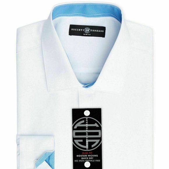 Society of Threads Other - Society of Threads Men Dress Shirt White Size 18